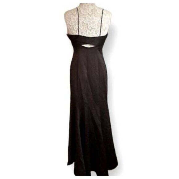 DAVID'S BRIDAL BLACK BRIDESMAID DRESS SZ.26 EUC. - Picture 3 of 9